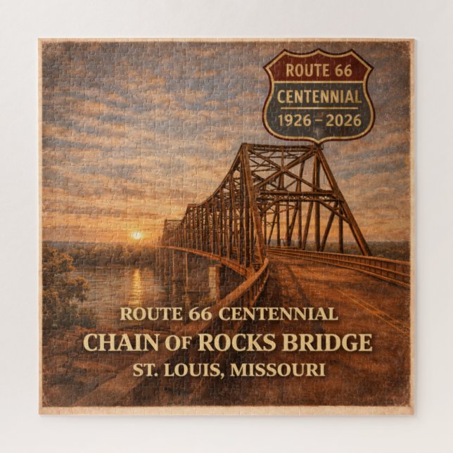 Puzzle Cadeau de soirée de jeu du pont du centenaire de l (Vertical)