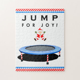 Puzzle cadeau de vacances trampoline