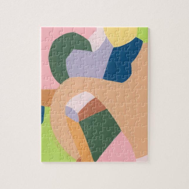 Puzzle Cadeau de vacances unique d'art abstrait par blocs (Vertical)