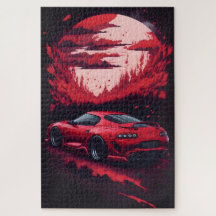 Cadeau de voiture Supra japonais rouge pour lui Ma