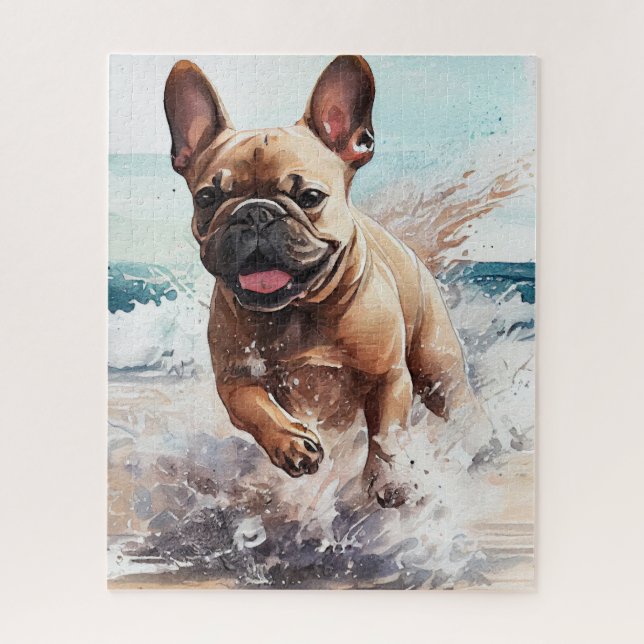 Puzzle Cadeau Frenchie Bouledogue Français (Vertical)