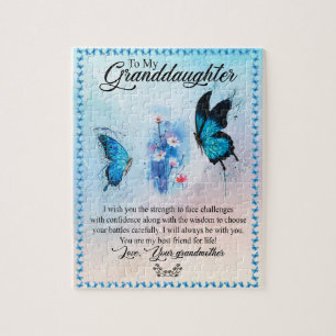 Puzzle Cadeau Grandgirl Love Grand-mère Famille Groupe