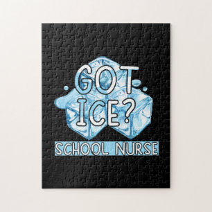 Puzzle Cadeau infirmière   Infirmière de l'école de glace