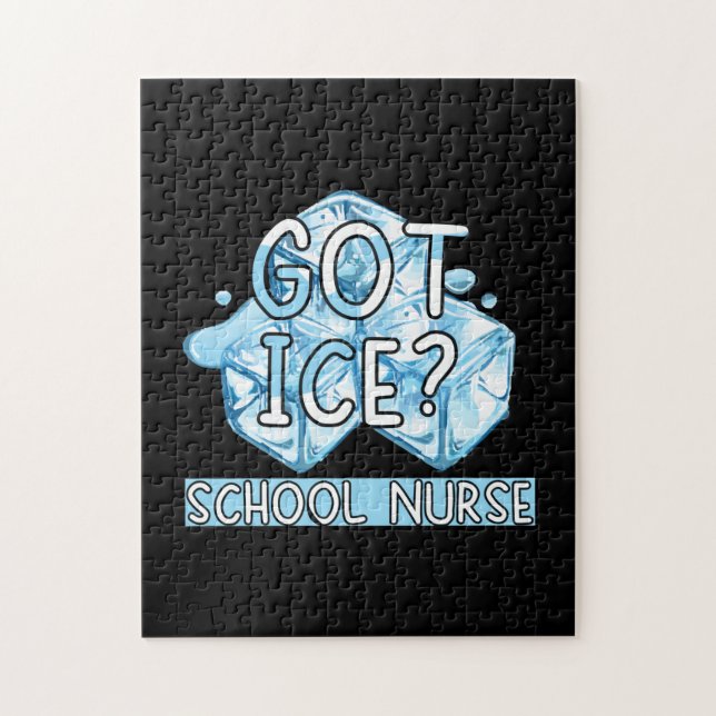 Puzzle Cadeau infirmière | Infirmière de l'école de glace (Vertical)