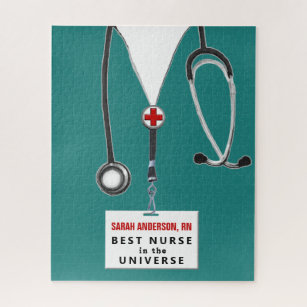 Puzzle cadeau infirmière personnalisée