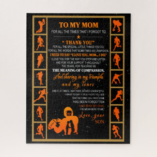 Puzzle Cadeau Maman | Lettre À Ma Mère Amour De Ton Fils
