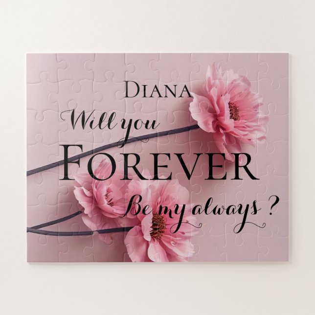 Puzzle Cadeau original et romantique Mariez-moi (Horizontal)