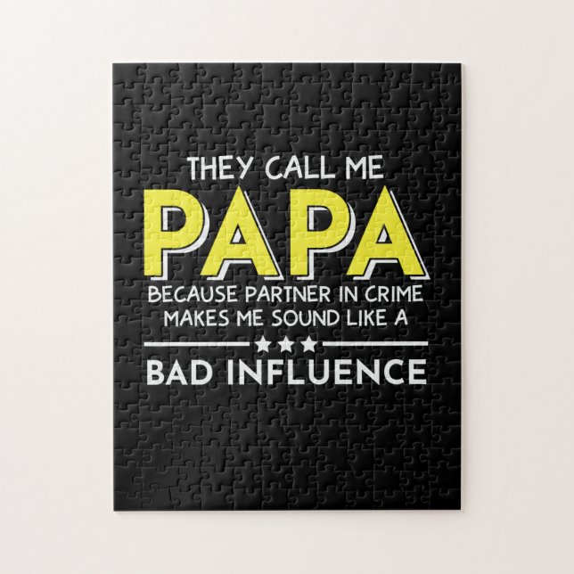 Puzzle Cadeau Papa On M'appelle Papas (Vertical)