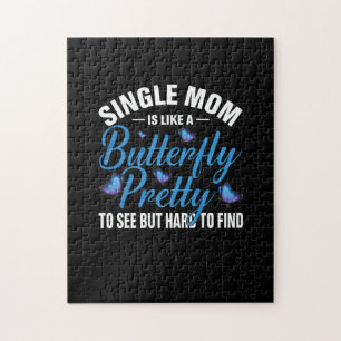 Puzzle Cadeau Papillon Une Mère Seule Est Comme Un Papi