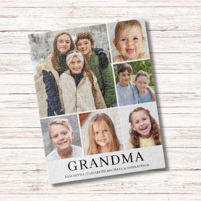 Puzzle Cadeau photo Mamie 6 (Créateur téléchargé)