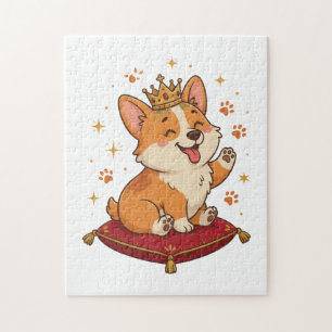 Puzzle Cadeau pour amateur de Corgi Royal drôle