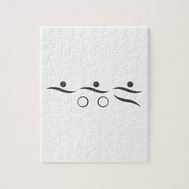 Puzzle Cadeau unique de triathlon (Vertical)