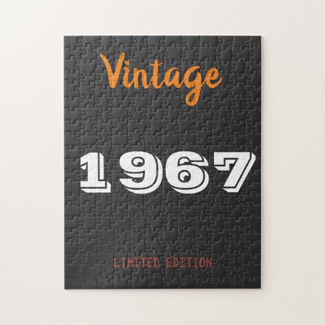 Puzzle Cadeau vintage en édition limitée 1967 (Vertical)