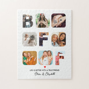Puzzle Cadeaux BFF personnalisés Photo Collage Bestie