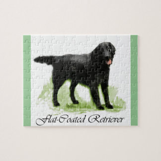 Puzzle Cadeaux d'Art Retriever à revêtement plat