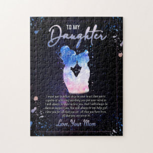 Puzzle Cadeaux de fille   Lettre À Ma Fille De Maman