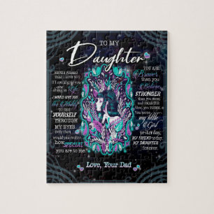 Puzzle Cadeaux de fille   Lettre À Ma Fille De Papa