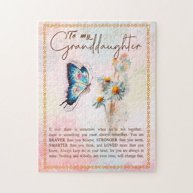 Puzzle Cadeaux de petite fille | De la famille grand-mère (Vertical)