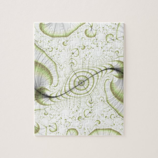 Puzzle Cadeaux design minimaliste blanc accessoires (Vertical)