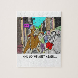 Puzzle Cadeaux drôles de dessin animé Rick London embrass