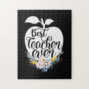 Puzzle Cadeaux Enseignant Meilleure Fleur d'enseignant