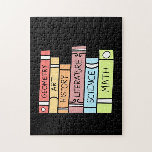 Puzzle Cadeaux Enseignant | Rentrée Scolaire École à la m (Vertical)