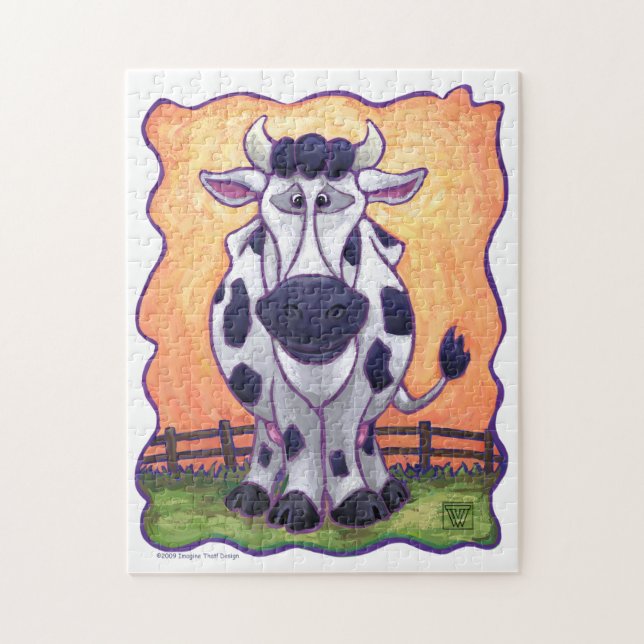 Puzzle Cadeaux et accessoires de vache (Vertical)