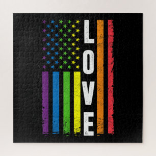 Puzzle Cadeaux gay pride Hommes Femmes LGBT Arc-en-ciel D