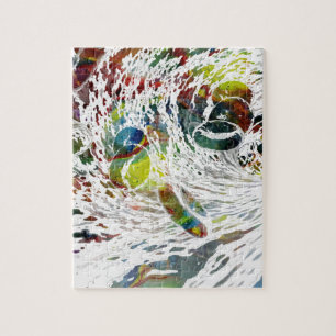 Puzzle Cadeaux Médicale abstraits de globules rouges