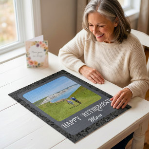 Puzzle Cadeaux Personnalisés de Bonne Retraite pour Maman
