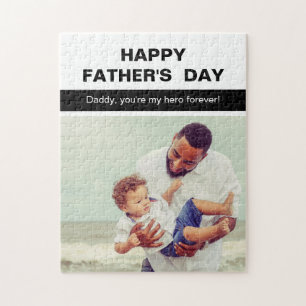 Puzzle Cadeaux photos personnalisées modernes pour papa P