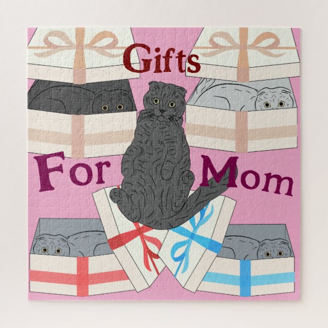 Puzzle Cadeaux pour maman (Vertical)