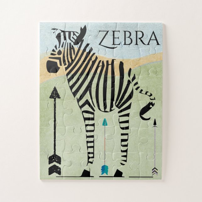Puzzle Cadeaux Zebra Lovers (Vertical)