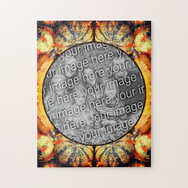 Puzzle Cadre de Gourdes Fantastiques Colorées Créez votre (Vertical)