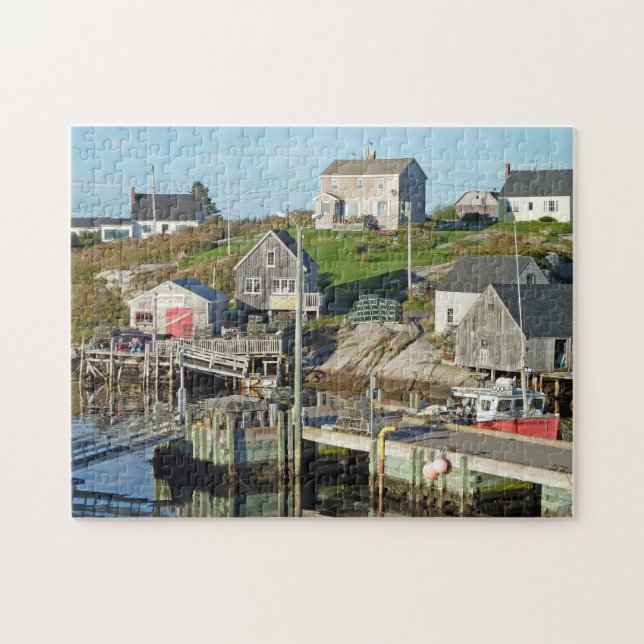 Puzzle Cadre de port Nouvelle-Écosse. (Horizontal)