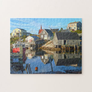 Puzzle Cadre de port Nouvelle-Écosse.