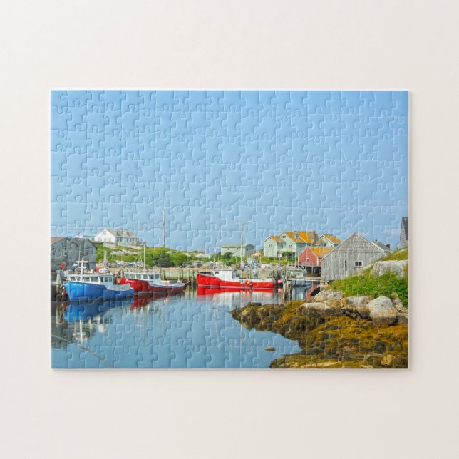 Puzzle Cadre de port Nouvelle-Écosse. (Horizontal)