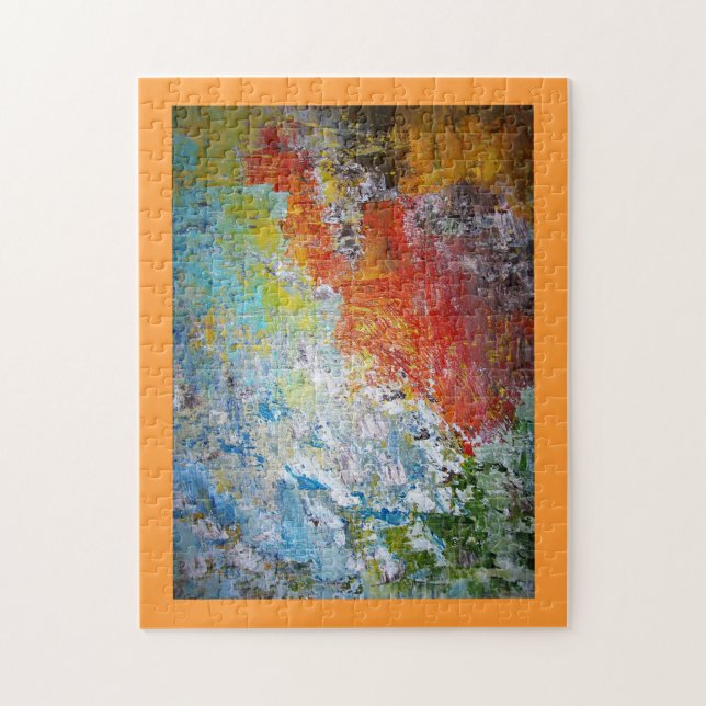 Puzzle Cadre de tableau abstrait (Vertical)