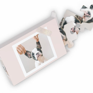 Puzzle Cadre rose Pastel moderne   Photo personnelle de c