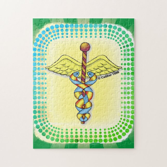 Puzzle Caduceus (Vertical)