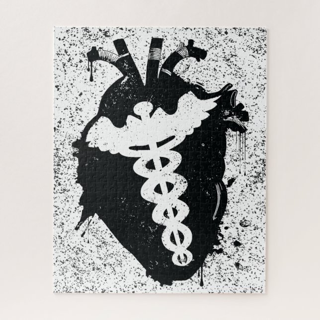 Puzzle caduceus anatomic (Vertical)