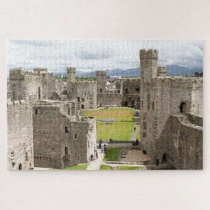 Puzzle Caernarfon Castle, Pays de Galles, Royaume-Uni 1