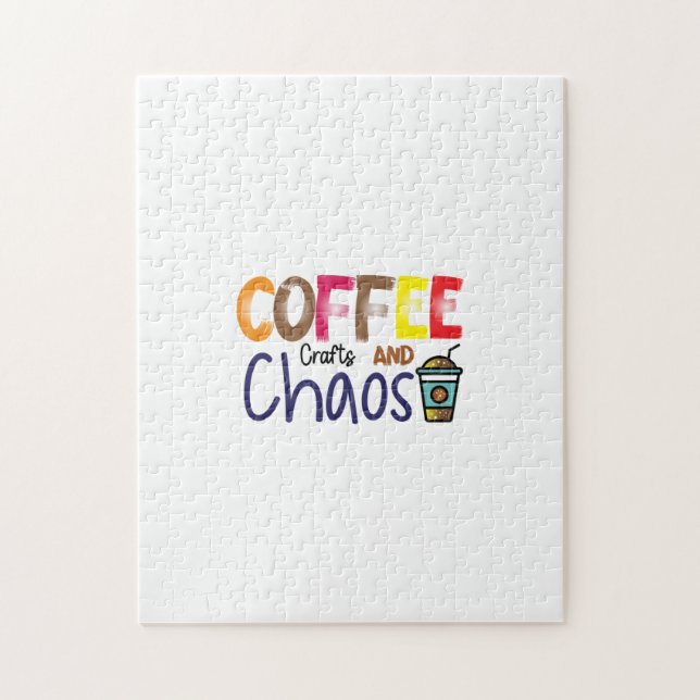 Puzzle Café Art Café Artisanat Et Chaos (Vertical)