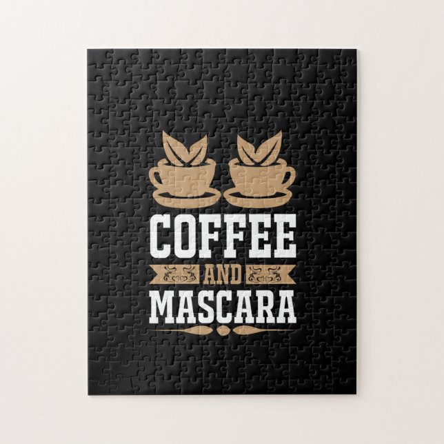 Puzzle Café Art Café Et Mascara (Vertical)