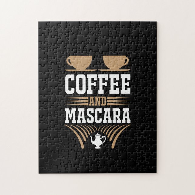 Puzzle Café Art Café Et Mascara (Vertical)