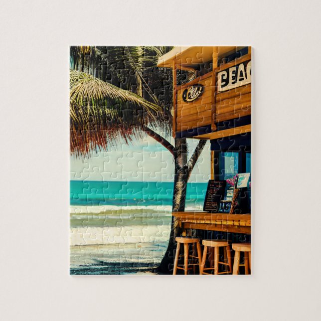 Puzzle Cafe Bar de la plage de Bali (Vertical)
