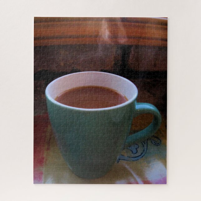 Puzzle Café chaud vapeur - 16x20 - 520 pièces (Vertical)
