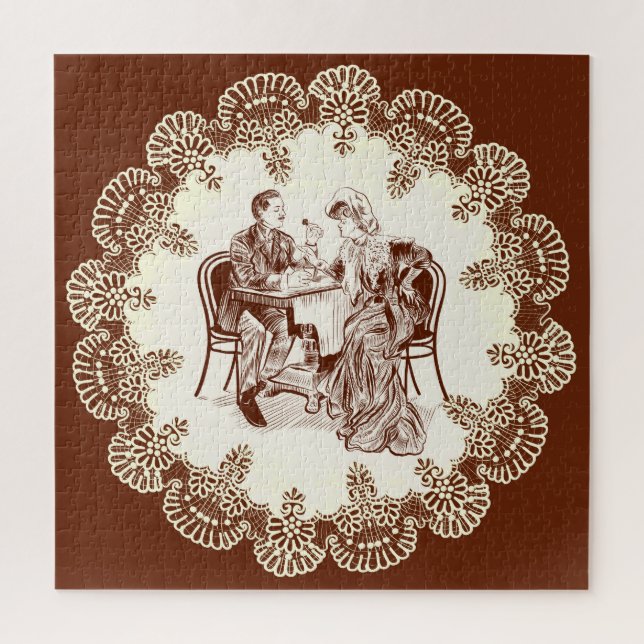 Puzzle café et amour (Vertical)