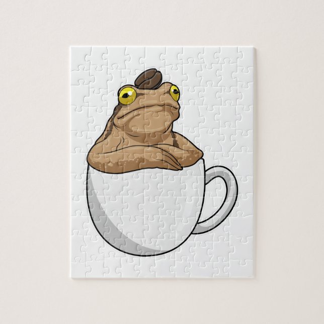 Puzzle Café Frog (Vertical)