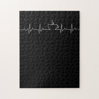 Puzzle Café Heartbeat Funny Heartbeat Lover TShirt
